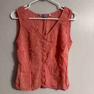Johnny Was Sleeveless Top Size Small